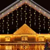 Peviasot 5M 360 LED Eisregen Eiszapfen Lichterkette mit 8 Produktbild-Vorschau 1
