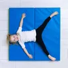 Tapis de gymnastique en 2 parties 100x100x10 bleu et jaune Voir les images du produit 2