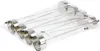 Silberner Teelichthalter zum Stecken 21cm 8er Set - Produktbild-Vorschau 3