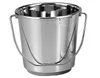 Krüger 10010 Edelstahl-Eimer, 8 l, Ø 24 cm, 22 cm hoch, Produktbild-Vorschau 3
