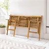 home24 Gartenbank mit Ausklappbarem Tisch - Akazie Massiv - Produktbild-Vorschau 5