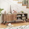 KOMFOTTEU, szafka RTV o szerokości 120 cm, idealna do Podgląd zdjęcia produktu 4