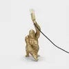 Mauro Ferretti Gorilla stolní lampa E14 22,5x16x40 cm zlatá Náhled obrázku produktu 16