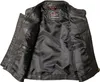 Herren Lederweste Bikerweste Custom Motorradweste Schwarz Produktbild-Vorschau 6