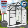 BRAST Gewächshaus Aluminium mit Fundament | 190x190x195cm | Produktbild-Vorschau 1