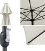 Clanmacy Ø3.5m Sonnenschirm Schirm UV40+ Gartenschirm Solar Produktbild-Vorschau 5