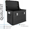 Aluminium Box mit Deckel Schwarz Alu Kiste Box Alukiste 75 Produktbild-Vorschau 3
