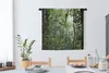 MuchoWow® Wandteppich Wandbehang Tropischer Regenwald 90x90 Produktbild-Vorschau 3