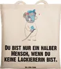 Mr. & Mrs. Panda Jutebeutel Lackiererin Herz - Transparent Produktbild-Vorschau 1