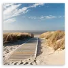 Leinwandbild Strand Nordsee Dünen 30x30 Feeby Beige bild Produktbild-Vorschau 3