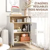 HOMCOM Meuble de rangement, buffet cuisine, avec étagère Voir les images du produit 4