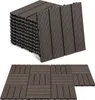 Jayseuw 30x30cm WPC dlaždice terasa dlaždice, 5sqm balkon Náhled obrázku produktu 9