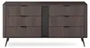 Kommode/dressoir TERZO K163 6S, gestreept front, metalen Productafbeelding-voorbeeld 6