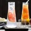 850 ml Klarglas Wasserkaraffe mit Bechern, Nachttisch Produktbild-Vorschau 6