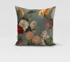 SCHÖNER LEBEN. Kissenhülle Samt Vintage Rosen Blumen mint Produktbild-Vorschau 1