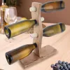 Houten wijnrek voor 4 flessen, MANGO, 30,5 x 39,5 cm Productafbeelding-voorbeeld 2