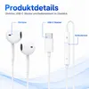 USB-C In-Ear Kopfhörer mit Mikrofon – Kabelgebundene Produktbild-Vorschau 8