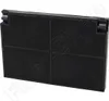 A black carbon filter for a range hood. Produktbild-Vorschau
