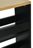 Mobilní vozík, rozměry 40x15x100 cm, černý + barva dubu, 5 Náhled obrázku produktu 8