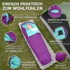 NORDBÄR® Kinder-Schlafsack 3-Jahreszeiten lila Produktbild-Vorschau 3