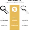Lupe mit Licht, 30-fache Handlupe, 18 LEDs, für Senioren, Produktbild-Vorschau 3