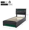 Letto imbottito 90 x 190 cm con illuminazione a LED, Anteprima dell’immagine prodotto 7