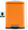 Spirella Treteimer Venedig - orange - 5L - Metall - 21 x 30 Produktbild-Vorschau 5