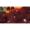 A character in a video game navigates a volcanic landscape with lava in the background. Produktbild-Vorschau