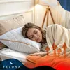XXL Heizdecke 160 x 140 cm Elektrische Wärmedecke Weiß – Produktbild-Vorschau 4