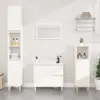vidaXL Badschrank Weiß 65x33x60 cm Holzwerkstoff Produktbild-Vorschau 1