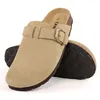 Boston Wildleder Clog Leder Pantoletten Clogs Clog Schuhe Produktbild-Vorschau 1