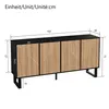 A technical drawing of a sideboard with dimensions indicated. Anteprima dell’immagine prodotto