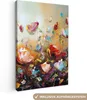 Leinwand Bilder 40x60 cm - Blumenfeld, moderne Wanddeko für Produktbild-Vorschau 1