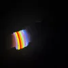 A wrist wearing multiple colorful glow sticks in the dark. Anteprima dell’immagine prodotto