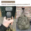 Heunetz schwarz für Pferde Maschenweite 5x5cm Heunetz Produktbild-Vorschau 9