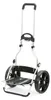 A shopping trolley with large wheels, presented against a white background. Podgląd zdjęcia produktu