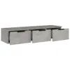vidaXL Armoire murale gris béton 102x30x20 cm Bois Voir les images du produit 17