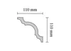 Decosa Zierprofil A110 (Selina), 110 x 110 mm, 2 m - 01 Produktbild-Vorschau 14
