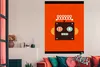 MuchoWow® Poster Roboter - Formen - Gesicht - Orange - Produktbild-Vorschau 3