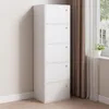 Commode grande moderno spazioso 5 ripiani bianco retrò Anteprima dell’immagine prodotto 2