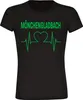multifanshop Damen T-Shirt - Mönchengladbach - Herzschlag, Produktbild-Vorschau 1