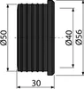 Alcadrain S0156-ND Gumminippel 50/40 Produktbild-Vorschau 2