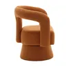 A single orange armchair is shown against a white background. Voir les images du produit
