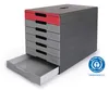 DURABLE Schubladenbox IDEALBOX Pro 7, 'Blauer Engel', rot Produktbild-Vorschau 2