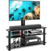 Rfiver TV Rack Glas Fernsehtisch TV Ständer für 32-70 Zoll Produktbild-Vorschau 1