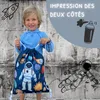 HECKBO Sac à cordon enfant avec astronaute et motif espace Voir les images du produit 5