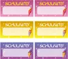 Oblique Unique 6 Namensaufkleber Namen Etiketten Sticker Produktbild-Vorschau 1