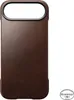 A brown leather phone case is shown against a white background. Anteprima dell’immagine prodotto