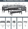 MeXo Gartenlounge-Set Gartenmöbel setaus Aluminium, Produktbild-Vorschau 7