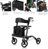 COSTWAY Aluminium Rollator, Reiserollator, Produktbild-Vorschau 6